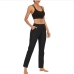 5Sporty Drawstring Straight Leg Track Pants For Women