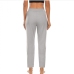 7Sporty Drawstring Straight Leg Track Pants For Women