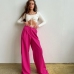 3Spring High Waist Loose Long Pants For Women