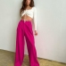 1Spring High Waist Loose Long Pants For Women