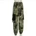 7Street Pockets Camouflage Loose Cargo Pants For Women 