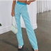 7Striped  Casual Women Bootcut Long Pants