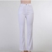 12Trendy Flare White Ladies Long Pants