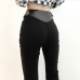 6Trendy Patch Flare High Waisted Pants