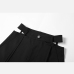 10Trendy Straight Black Hollow Out Long Pants