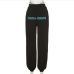 7Versatile Letter High Rise Straight Leg Pants