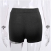 6Easy Match Solid Mid Waist Shorts