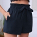 18Leisure Summer Plain Mid Waist Shorts For Women