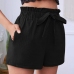 23Leisure Summer Plain Mid Waist Shorts For Women