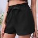 24Leisure Summer Plain Mid Waist Shorts For Women