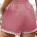 18Loose Patchwork Drawstring Waist Short Pants