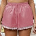 20Loose Patchwork Drawstring Waist Short Pants