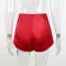 10Solid High Waist Wide Leg Shorts Pants