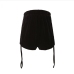 9Summer Ruched Solid Elastic Fly  Hot Short Pants