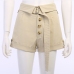 9Vintage Fashionable Cotton Linen Cargo Shorts For Women
