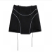 7  Fashion Irregular Reflective Lace Up Skirt