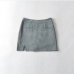 6  Fashion Summer Solid Slit Skirts
