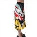 6 Summer Printed Pleated Long Skirt
