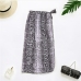 9Beach Animal Print Tie Wrap Loosen Maxi Skirt