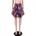 4Beach Irregular Plaid Tie Wrap Short Skirts