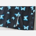 7Black Butterfly Print Short Skirts For Women