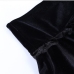 8Chic Black Lace Cross Patchwork Design Skirt