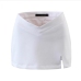 14Chic Slit White Zipper Design Skirt For Women