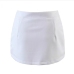 10Chic Slit White Zipper Design Skirt For Women