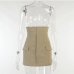 10Chic Solid High Waist Sheath Women Skirt