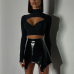 4Cool Nightclub Black Short Skirts Fro Women