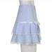 7Cute Bow Gingham Plaid Skirts For Women