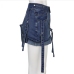6Designer Blue Denim Shorts Skirts For Women