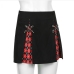 12Designer Patchwork Slit A-Line Sexy Short Skirts