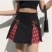 9Designer Patchwork Slit A-Line Sexy Short Skirts