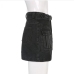 8Easy Matching Black Pockets Short Denim Skirts