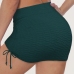 1Fashion Plain Drawstring Mini Skirts For Women