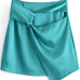 1Irregular High Waist Solid Design Ladies Skirt