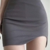 1Irregular High Waist Summer Sheath Women Skirt