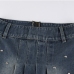 12Ladies Denim Rivet Ruched Short Skirts