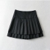 20New Pure Zipper Pleated Skirt For Women