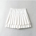 22New Pure Zipper Pleated Skirt For Women