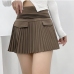 4Personalized High Rise Pleated Skirts For Women