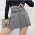 6Personalized High Rise Pleated Skirts For Women