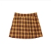 8Preppy Style A-Line Pleated Plaid Mini Skirt