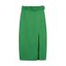 4Pure High Waist Straight Slit Midi Skirt