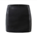 8Sexy Pu Sheath Mini Black Skirt For Women