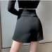 4Simple Dual Side Slit A Line Skirt