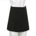 7Simple Dual Side Slit A Line Skirt
