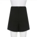 8Simple Dual Side Slit A Line Skirt