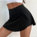 5Stylish Solid Women Mini Skort